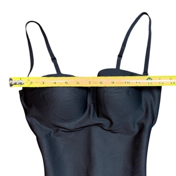 SKIMS Zoned Underwire Mid Thigh Bodysuit Onyx Black Shaping M - Picture 4 of 10